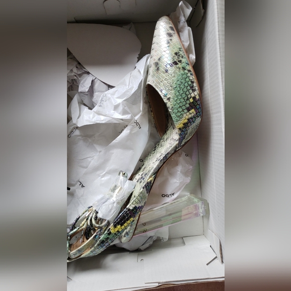 🥳🥳HP🥳🥳NWT ALDO TILAH heel pointed shoes SZ 8.5 - Picture 5 of 8